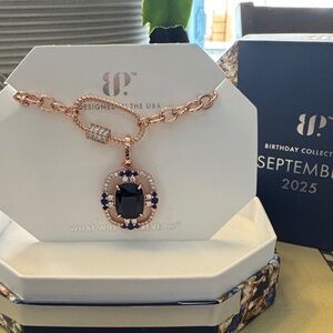 Bomb Party September birthday necklace 2025 Rose Gold